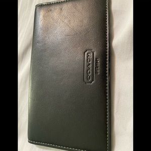 Coach checkbook holder